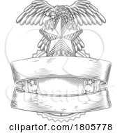 Police Military Eagle Badge Shield Sheriff Crest