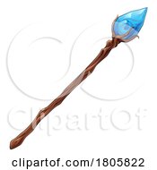 Poster, Art Print Of Wizard Staff Witch Halloween Wizards Magician Wand