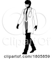 11/14/2023 - Doctor Man Medical Silhouette Healthcare Person