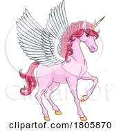 Pegasus Unicorn Wings Horn Horse Animal Cartoon