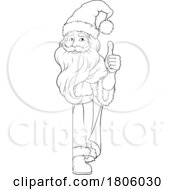 Poster, Art Print Of Santa Claus Father Christmas Cartoon