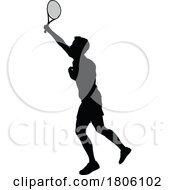 Tennis Player Man Sports Person Silhouette