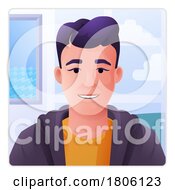 Poster, Art Print Of Man Profile Illustration Internet Call Avatar