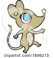 Poster, Art Print Of Cartoon Cute Mouse