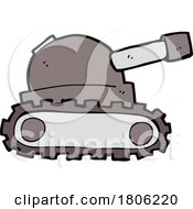Poster, Art Print Of Cartoon Military Tank