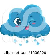 Poster, Art Print Of Snow Cloud Mascot
