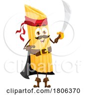 Penne Pirate Pasta Mascot