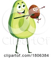 Poster, Art Print Of Avocado Family Mascots
