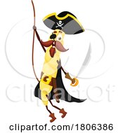 Poster, Art Print Of Gemelli Pirate Pasta Mascot