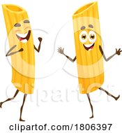 Happy Manicotti Pasta Mascots