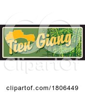 Poster, Art Print Of Travel Plate Design For Tien Giang