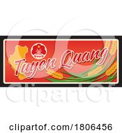 Poster, Art Print Of Travel Plate Design For Tuyen Quang