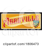 Travel Plate Design For Abbeville