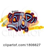 Poster, Art Print Of Stop Graffiti Design