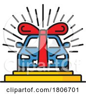 Poster, Art Print Of Gift Car Icon