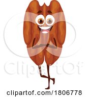 Poster, Art Print Of Walnut Nut Food Mascot