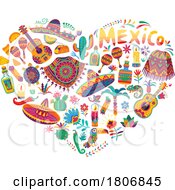 Mexican Heart Collage