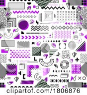 Memphis Geometric Background by Vector Tradition SM
