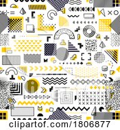 Memphis Geometric Background by Vector Tradition SM