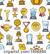 Poster, Art Print Of Trophy Background Pattern