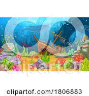 Poster, Art Print Of Sea Floor Background