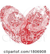 Poster, Art Print Of Heart Fingerprint