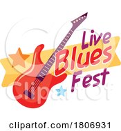 Poster, Art Print Of Live Blues Fest Design