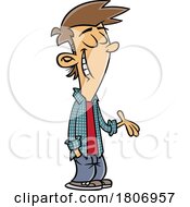 Licensed Clipart Cartoon Gesturing And Talking by toonaday