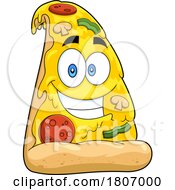 Poster, Art Print Of Cartoon Pizza Slice Mascot