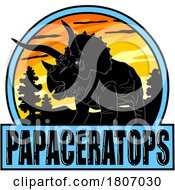 Poster, Art Print Of Papaceratops Design