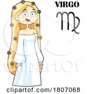 Poster, Art Print Of Cartoon Virgo Woman