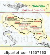 Poster, Art Print Of Wines From Emilia Romagna Italy