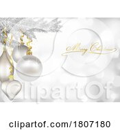 Poster, Art Print Of Merry Christmas Greeting Background