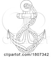 Anchor Ship Boat Chain Nautical Illustration by AtStockIllustration