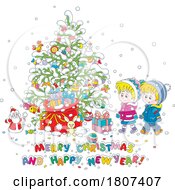 Poster, Art Print Of Cartoon Christmas Greeting