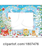 Poster, Art Print Of Cartoon Christmas Party Background