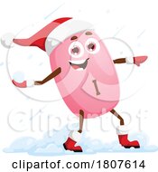 Poster, Art Print Of Christmas Micro Nutrient Mascot
