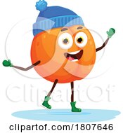Poster, Art Print Of Christmas Orange Food Mascot