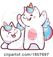 Poster, Art Print Of Caticorn Unicorn Cats