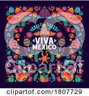 Poster, Art Print Of Viva Mexico Design