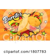 Burrito Pop Art Design