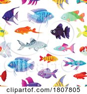 Aquarium Fish Pattern by Vector Tradition SM