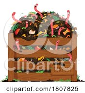 Earth Worms In A Compost Bin by Vector Tradition SM