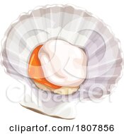 Scallop Mollusk by Vector Tradition SM