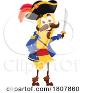 Tagliatelle Corte Pirate Pasta Mascot