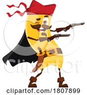 Brave Tagliatelle Corte Pirate Pasta Mascot