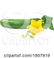 Poster, Art Print Of Cucumber And Blossom