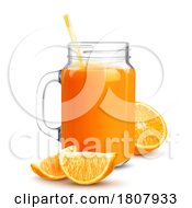 3d Orange Smoothie