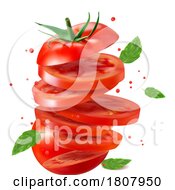 3d Sliced Tomato
