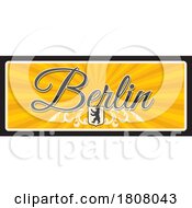 Travel Plate Design For Berlin by Vector Tradition SM